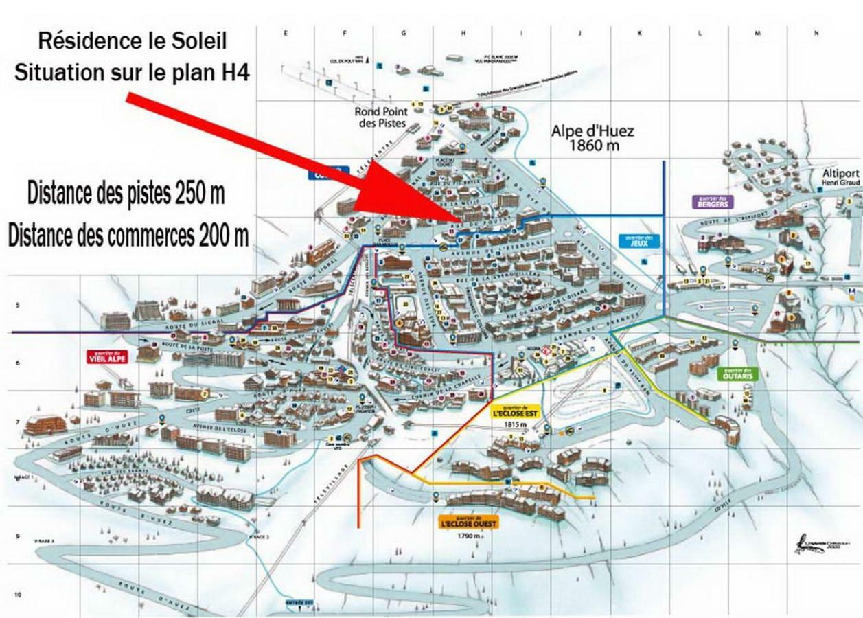 Appartements Le Soleil Huez Екстер'єр фото